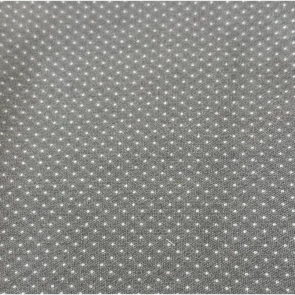 Gray Polka Dot Cotton Fat Quarter Fabric 18"x22" Sewing Quilting Craft Material - Picture 1 of 4